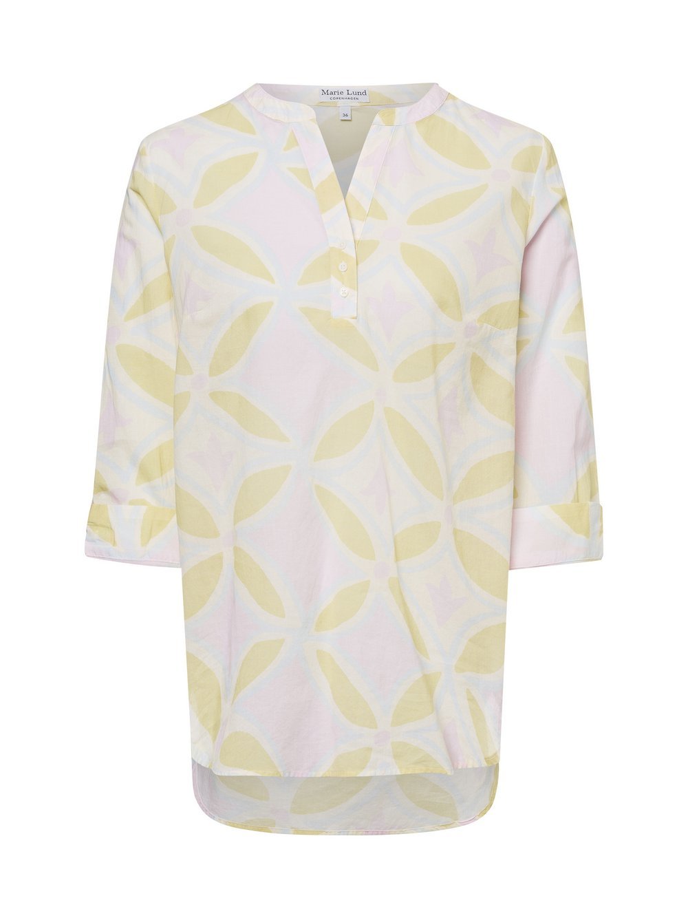 Marie Lund Bluse Damen Baumwolle gemustert