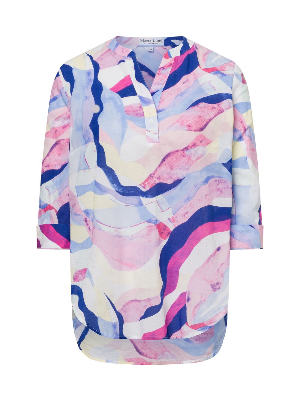 Marie Lund Bluse Damen Baumwolle gemustert