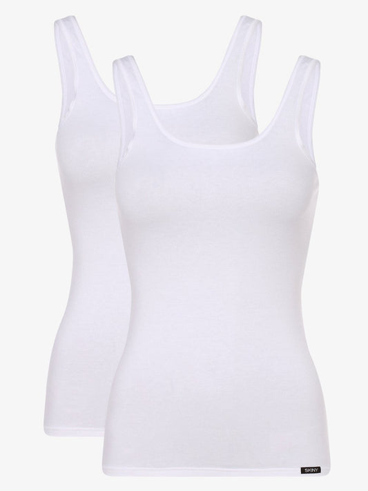 SKINY Unterhemden im 2er-Pack Damen Baumwolle