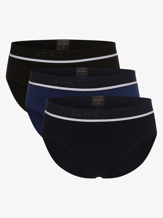 Schiesser Slips im 3er-Pack Herren Baumwolle