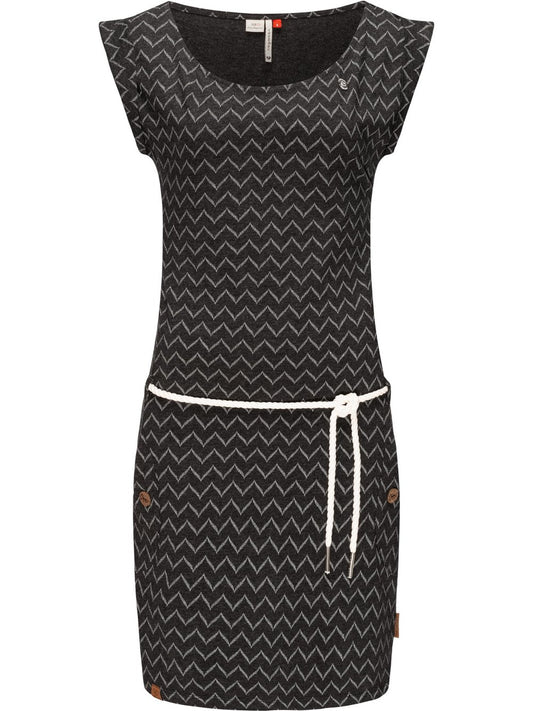 Ragwear Jerseykleid Damen Baumwolle gemustert