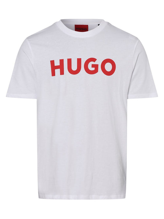 HUGO T-Shirt Herren Jersey bedruckt
