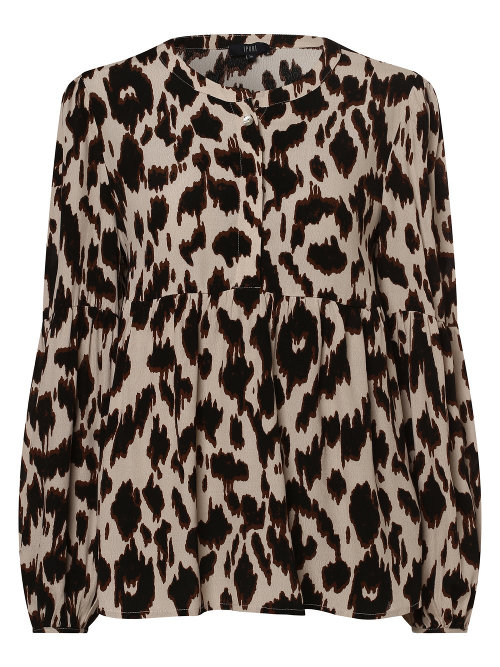 IPURI Bluse Damen Viskose gemustert