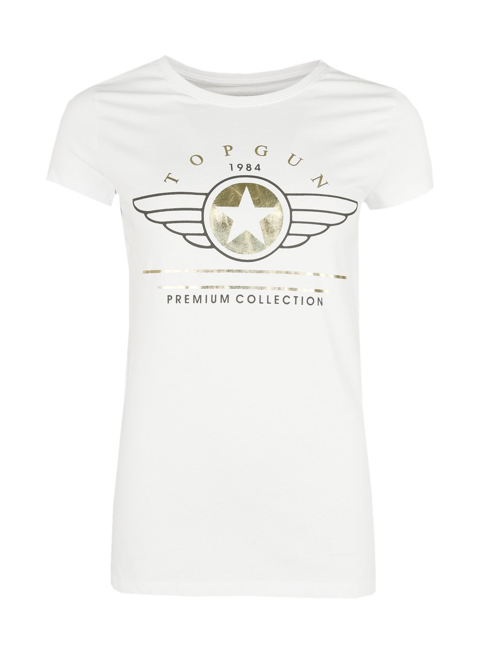 Topgun T-Shirt Damen Baumwolle bedruckt