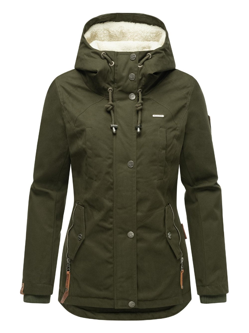 Marikoo Winterjacke Damen Baumwolle
