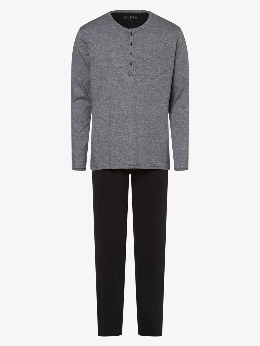Schiesser Pyjama Herren Jersey gestreift