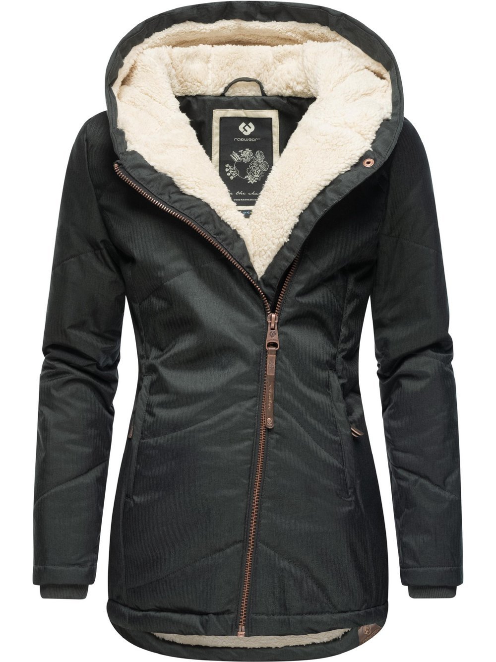 Ragwear Winterjacke Damen gemustert