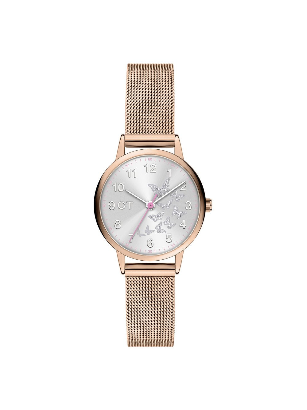 Cool Time Armbanduhr Mädchen Metall roségold