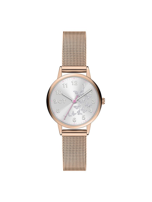 Cool Time Armbanduhr Mädchen Metall roségold
