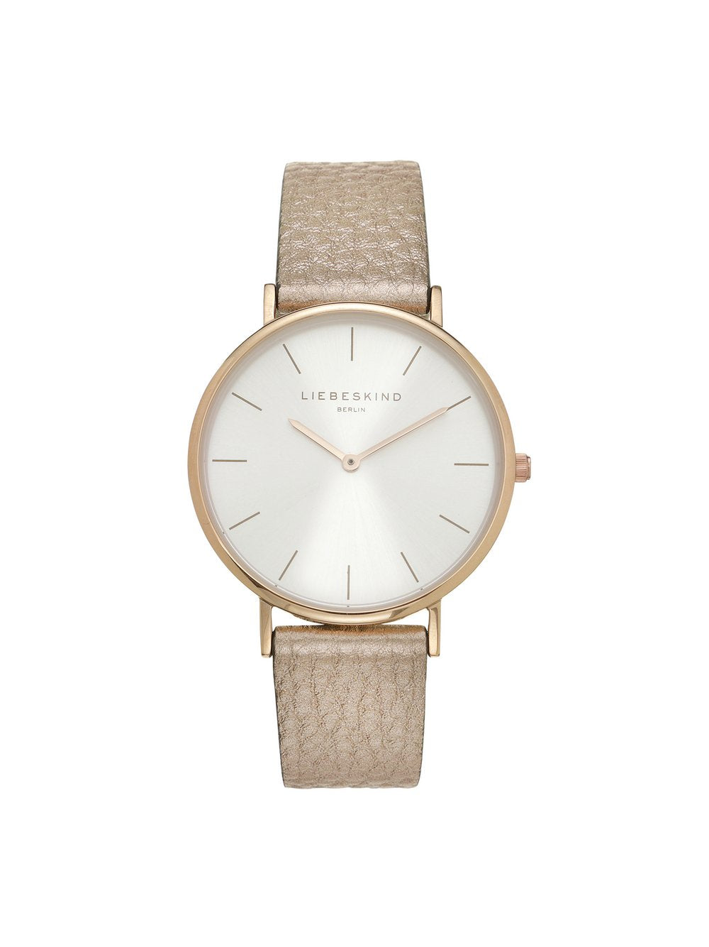 Liebeskind Berlin Armbanduhr Damen Kunstleder roségold