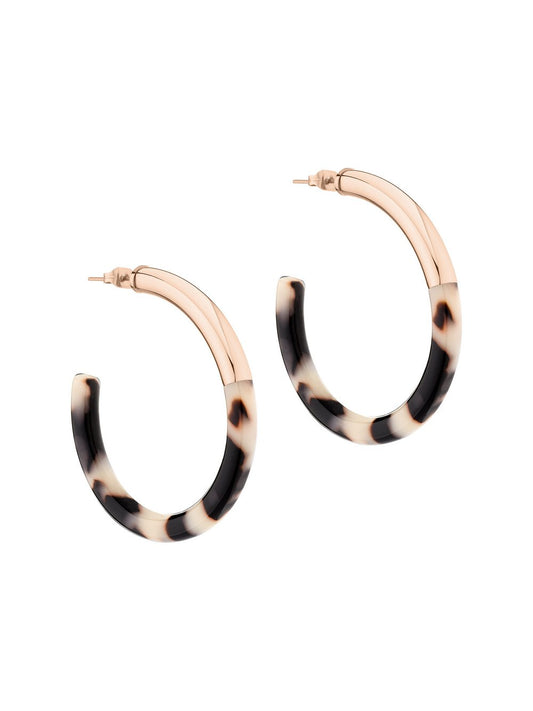 Liebeskind Berlin Ohrringe Damen Edelstahl roségold gemustert