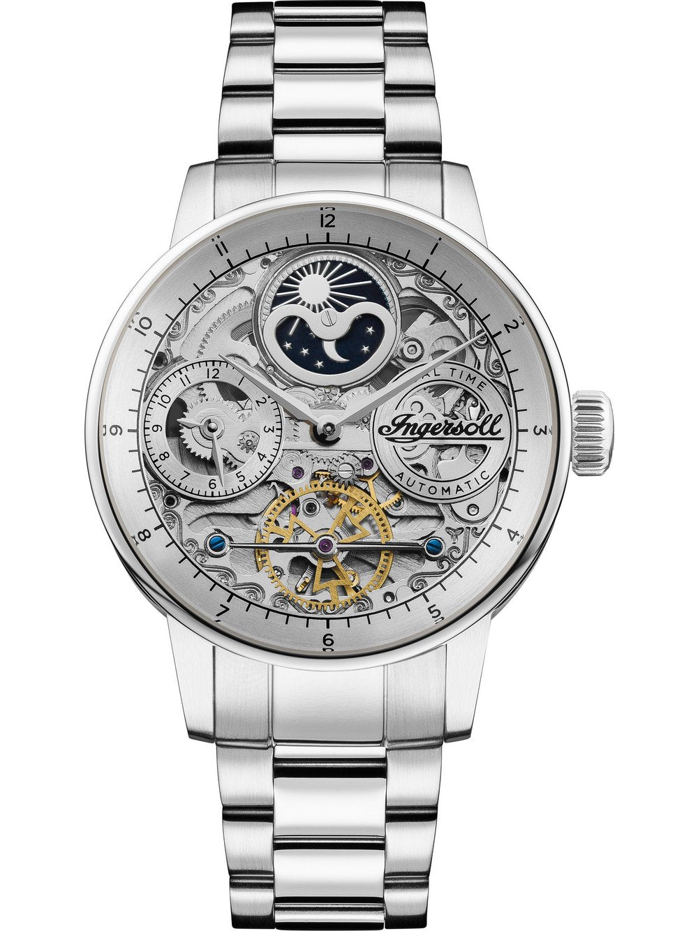 Ingersoll Armbanduhr Herren Leder