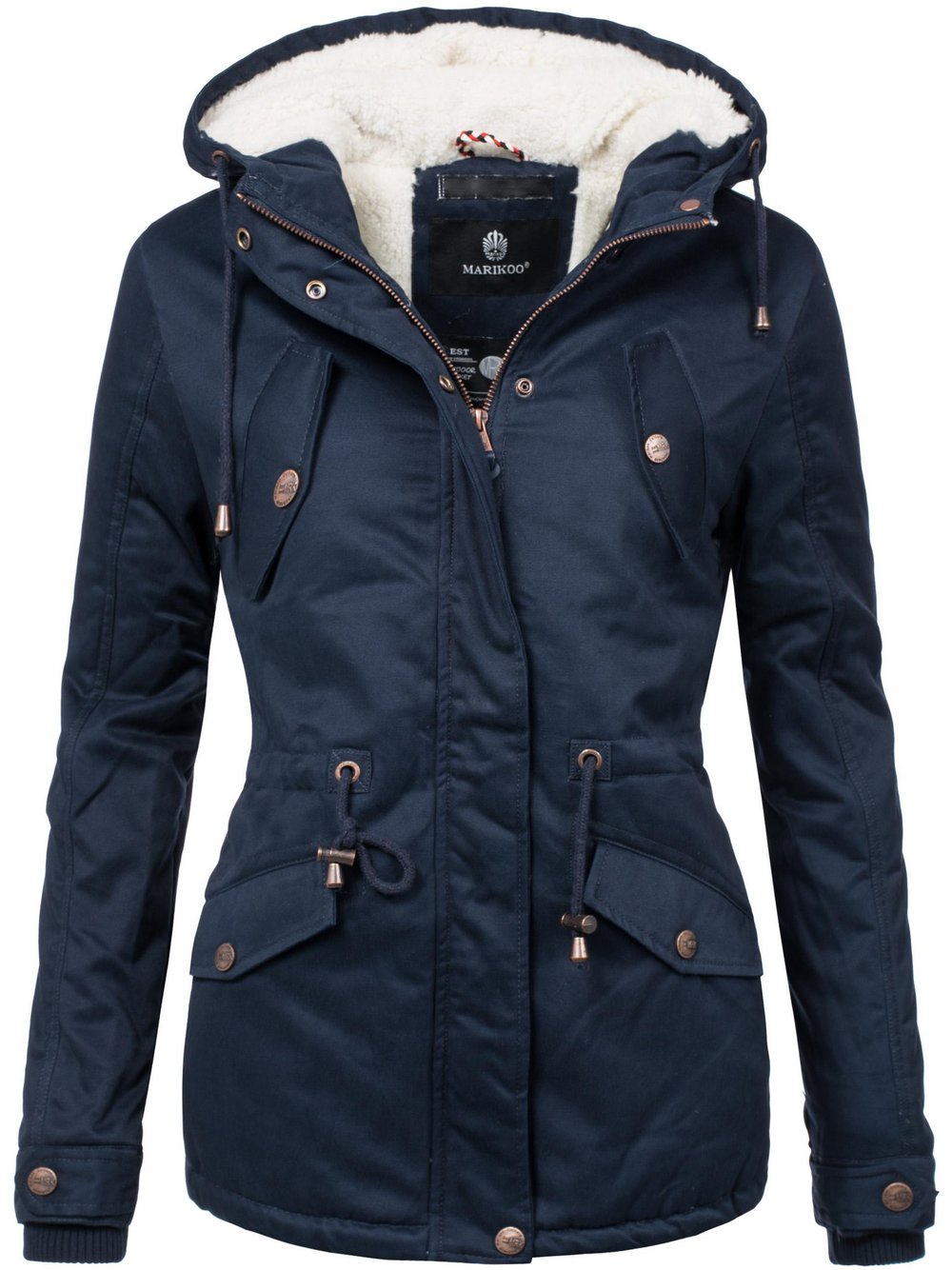 Marikoo Winterjacke Damen Baumwolle