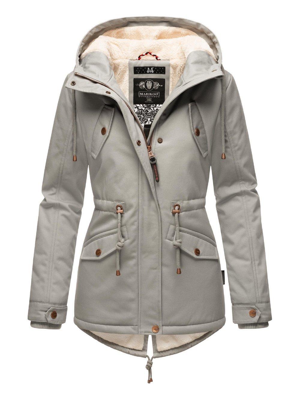 Marikoo Winterjacke Damen Baumwolle