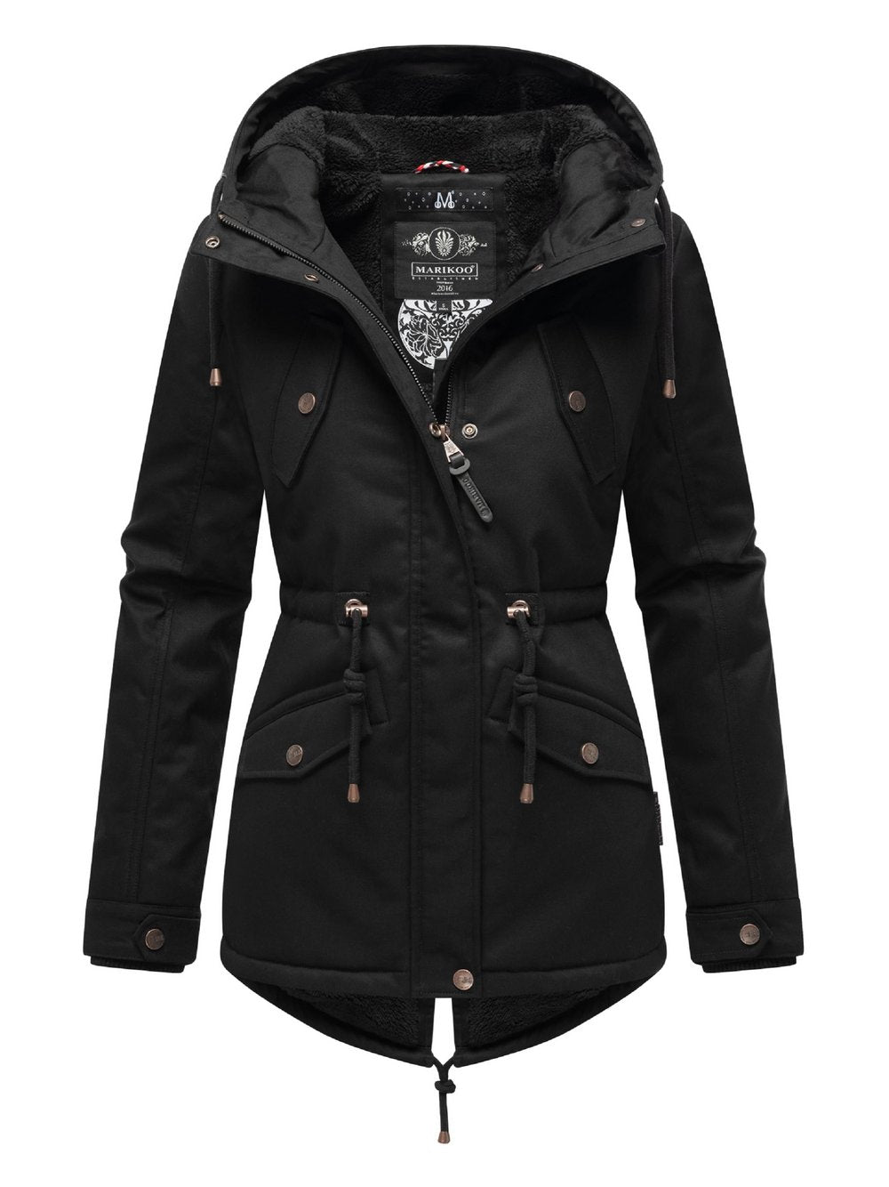 Marikoo Winterjacke Damen Baumwolle