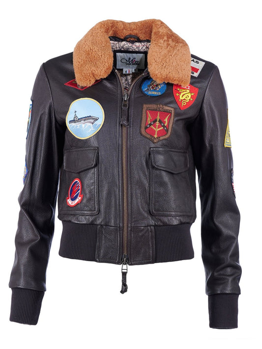 Topgun Lederblouson Damen