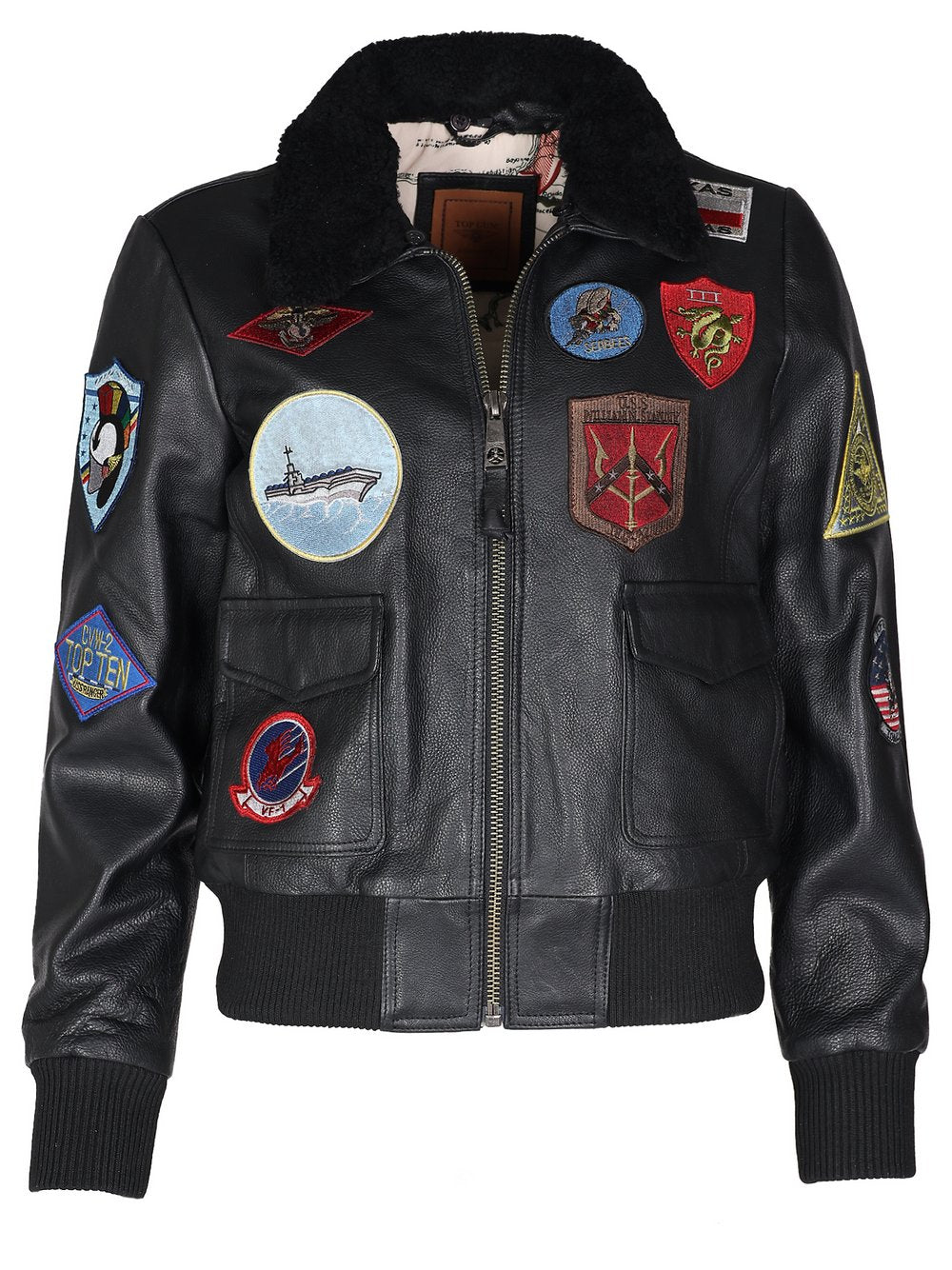 Topgun Lederblouson Damen