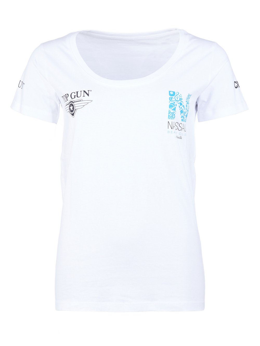 Topgun Shirt Damen Baumwolle bedruckt
