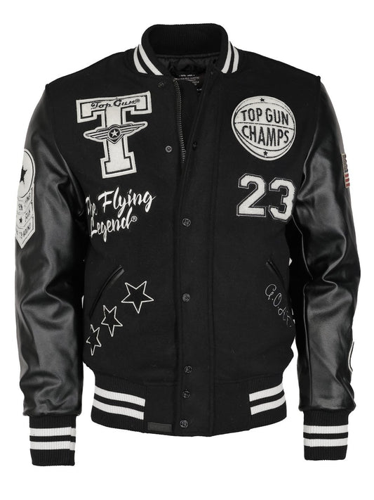 Topgun Collegejacke Herren Wolle