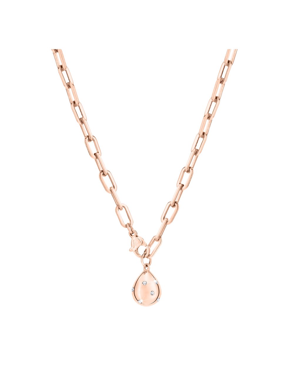 Tamaris Halskette Damen Edelstahl roségold