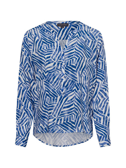 Franco Callegari Tunikabluse Damen Viskose gemustert