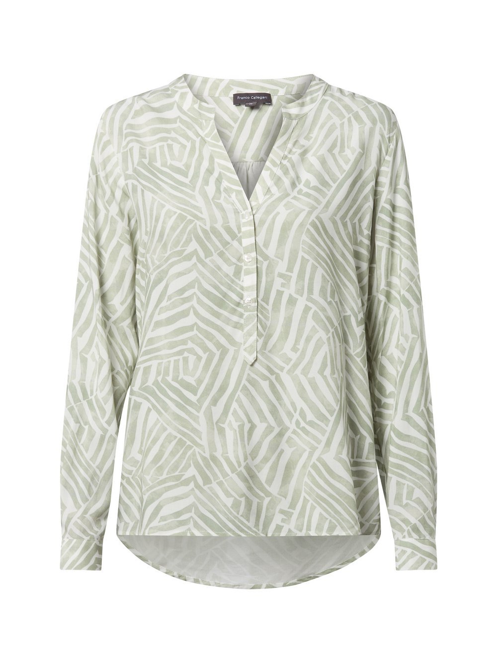 Franco Callegari Tunikabluse Damen Viskose gemustert