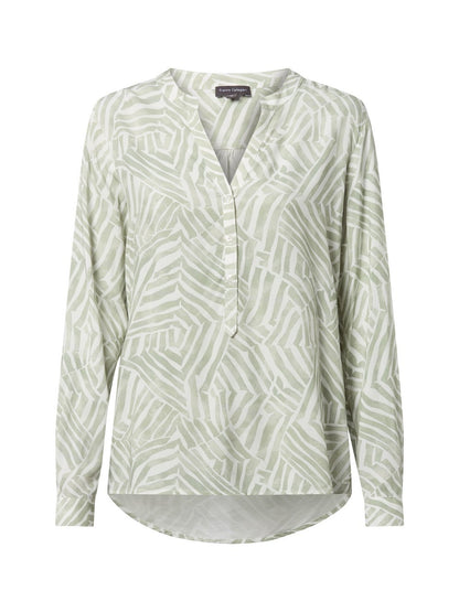 Franco Callegari Tunikabluse Damen Viskose gemustert