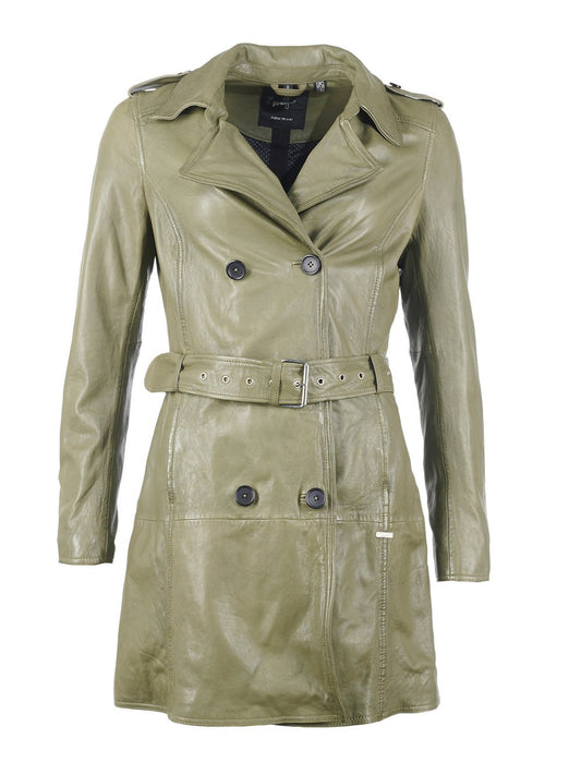 Maze Mantel Damen Leder