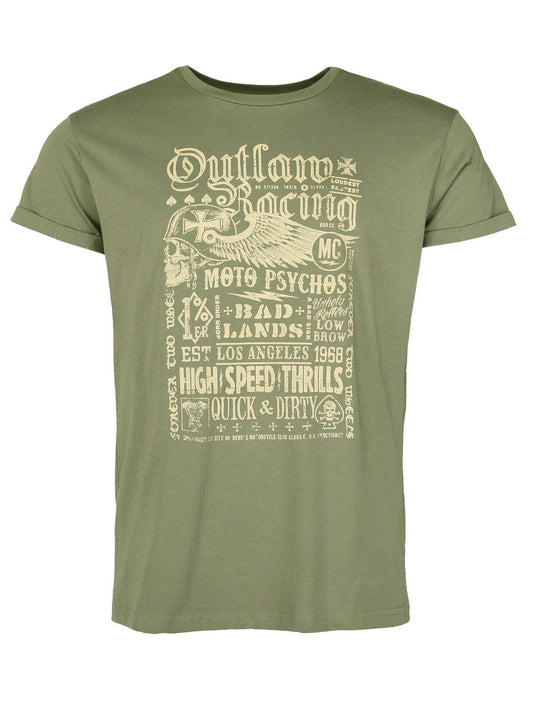 Maze T-Shirt Herren Baumwolle bedruckt