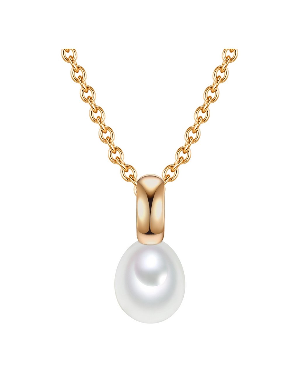 Valero Pearls Halskette Damen Sterlingsilber