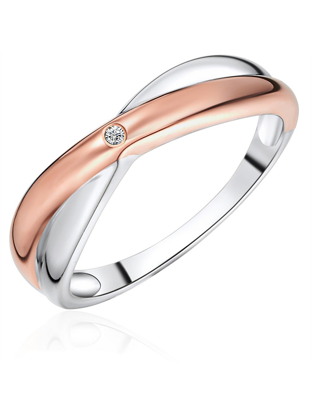 Rafaela Donata Diamant-Ring Damen Sterlingsilber