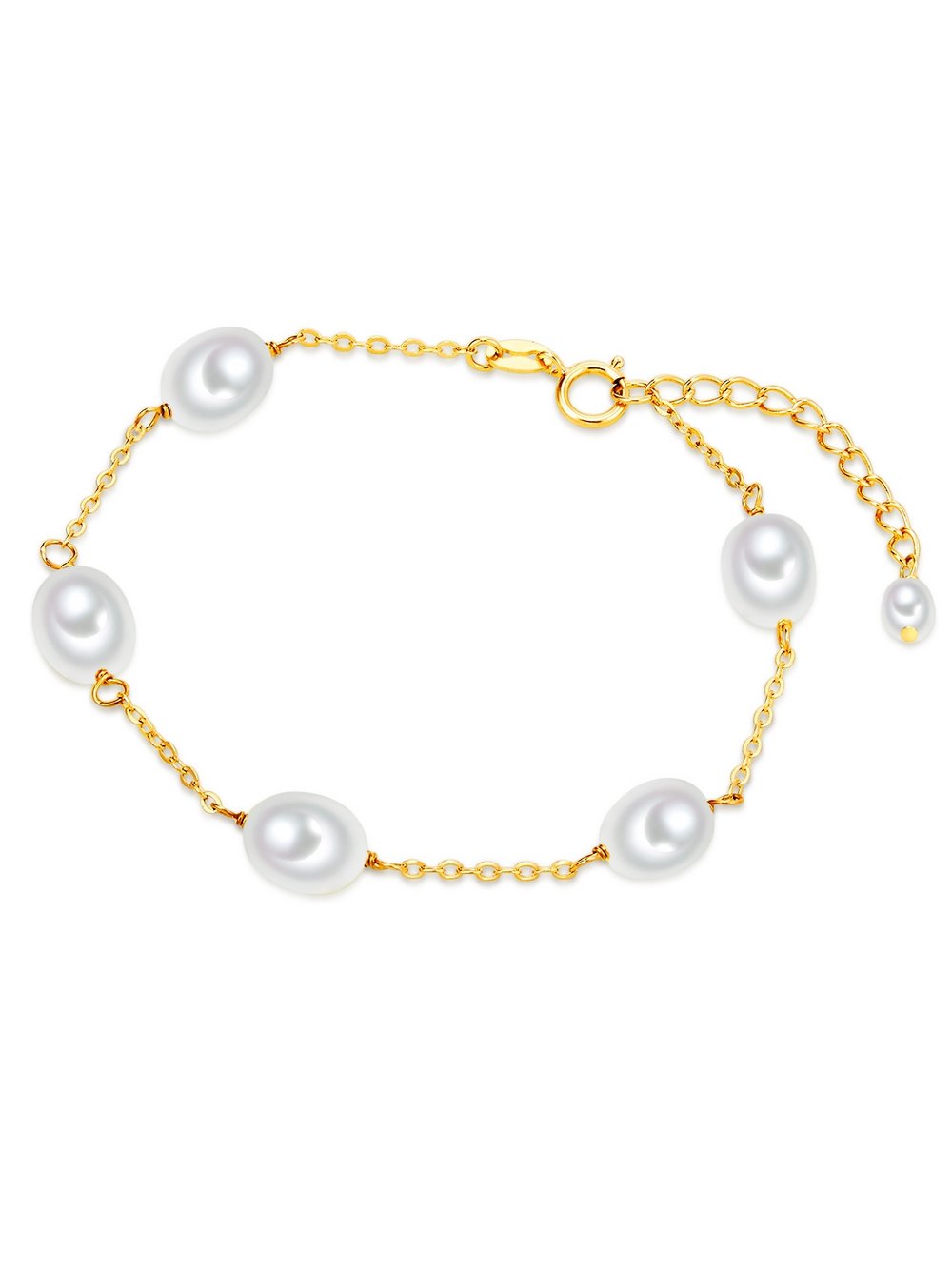 Valero Pearls Perlen-Armband Damen Sterlingsilber