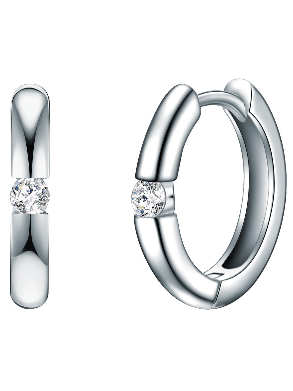 Trilani Creolen Damen Sterlingsilber