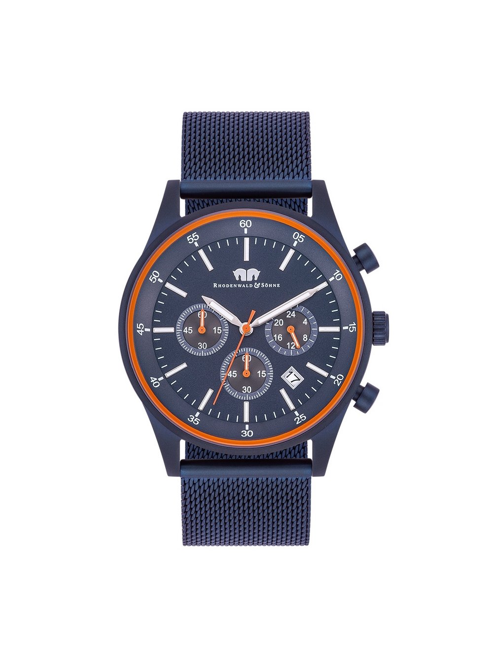 Rhodenwald & Söhne Armband-Uhr Herren Edelstahl