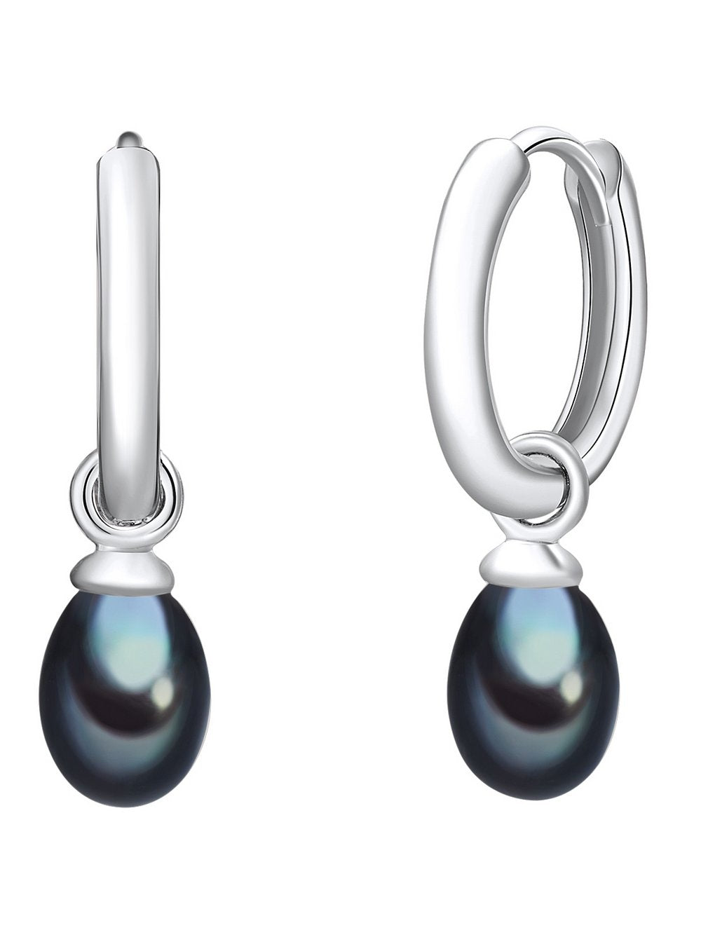 Valero Pearls Perlen-Creolen Damen Sterlingsilber