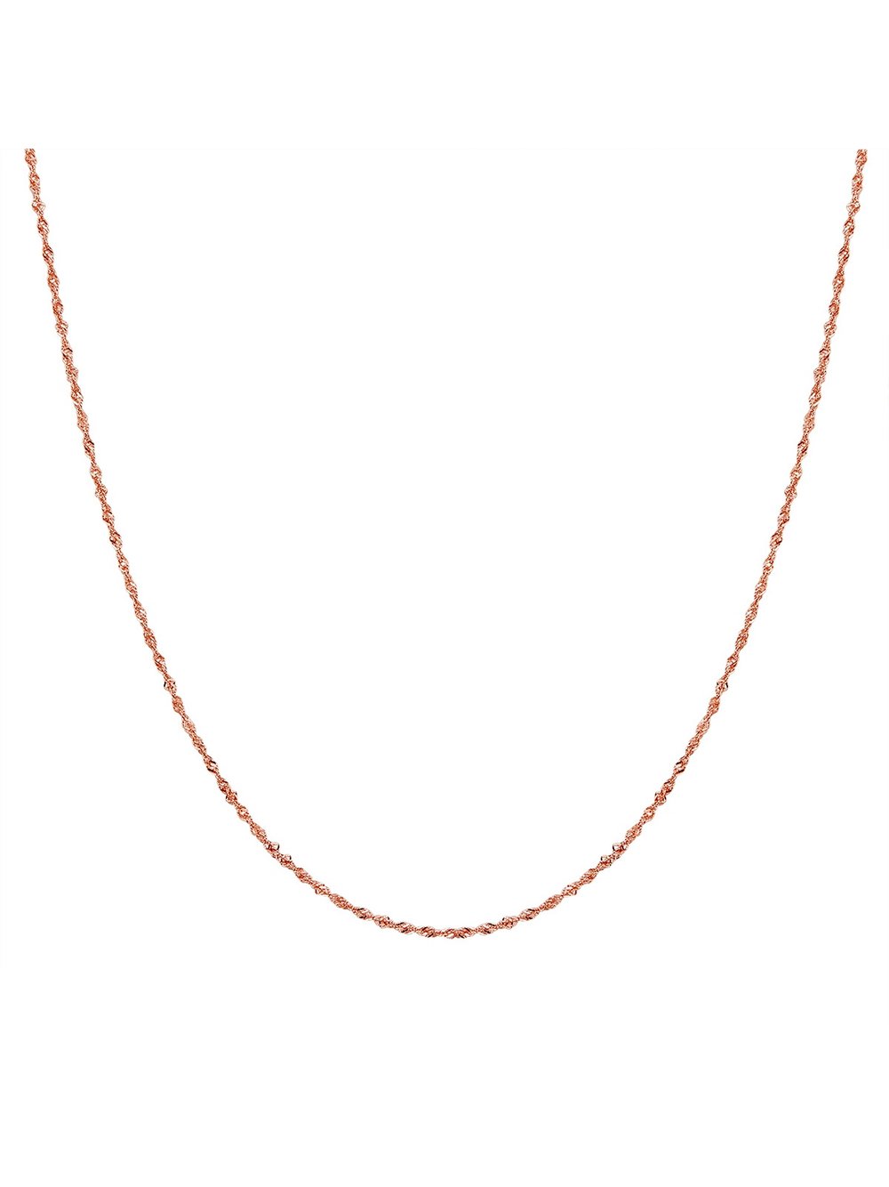 Glanzstücke München Halskette Damen Sterlingsilber roségold