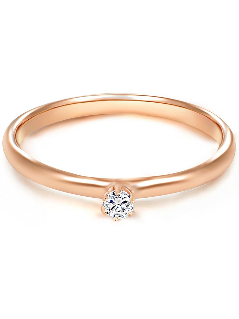 Trilani Ring Damen Sterlingsilber roségold