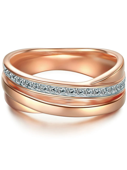 Trilani Ring Damen Sterlingsilber roségold