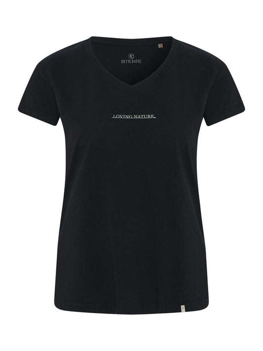 Detto Fatto T-Shirt Damen Baumwolle bedruckt