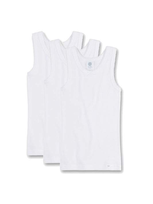 Sanetta Unterhemd 3er Pack Mädchen Baumwolle