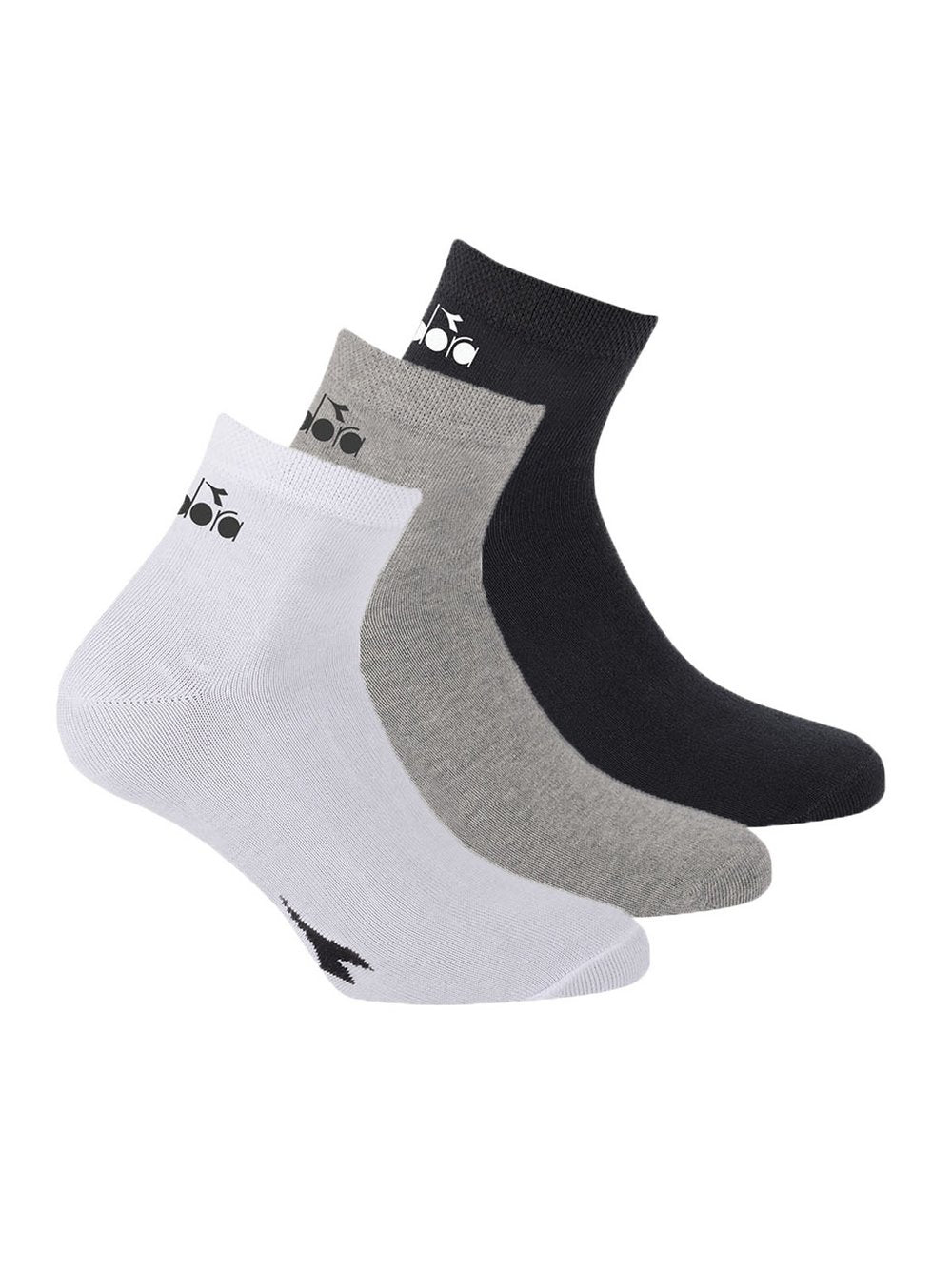 Diadora Socken 3er Pack Damen Baumwolle gemustert