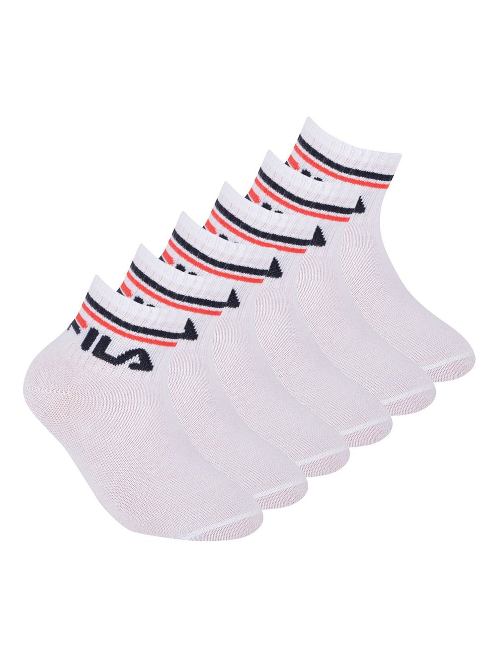 FILA Socken 6er Pack Kinder Baumwolle