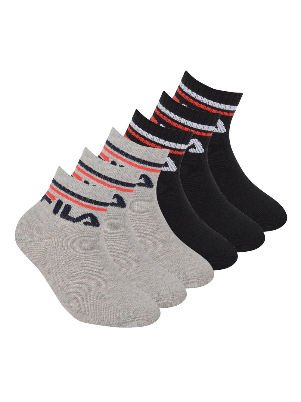 FILA Socken 6er Pack Kinder Baumwolle