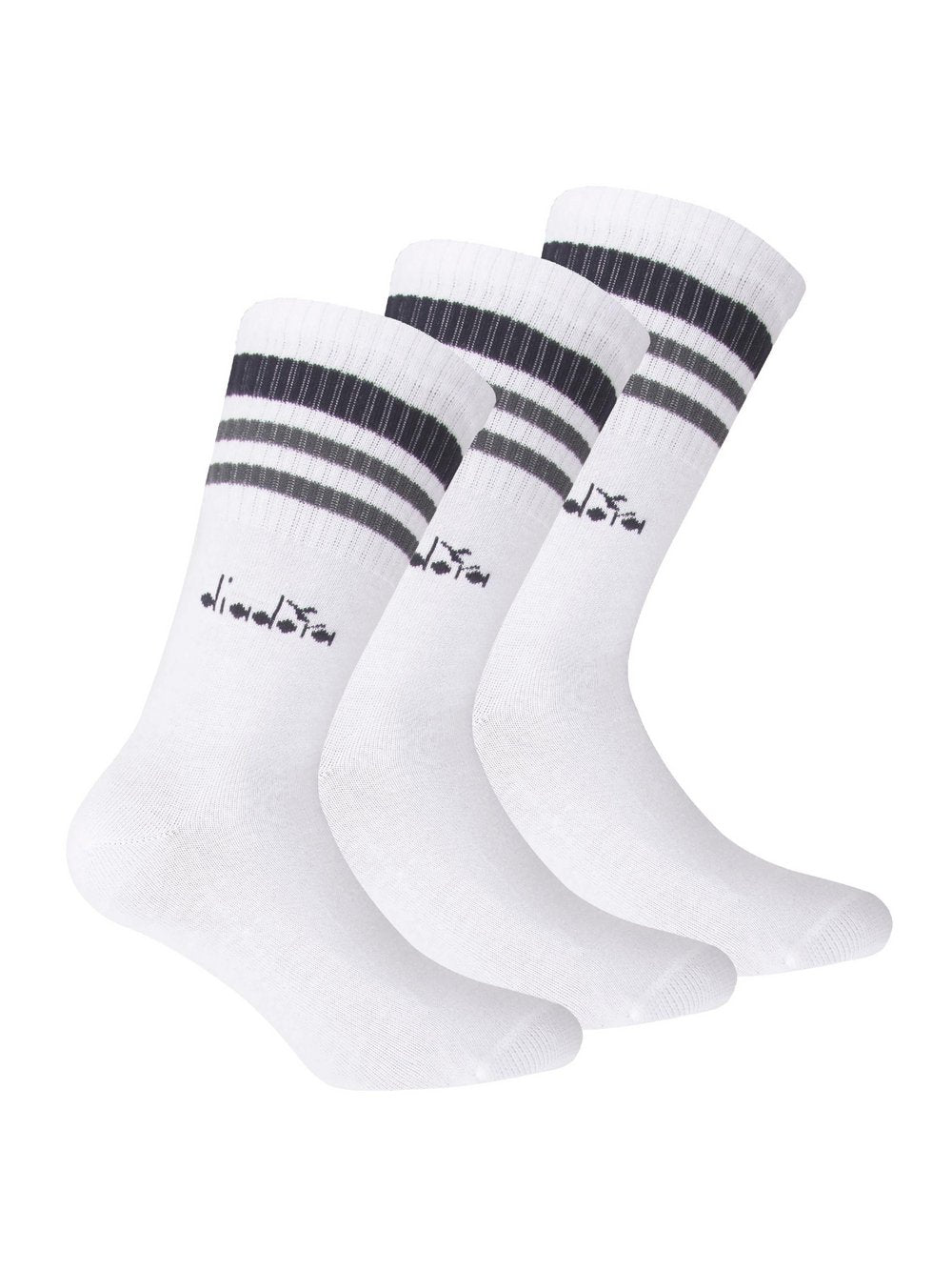 Diadora Socken 3er Pack Damen Baumwolle gemustert