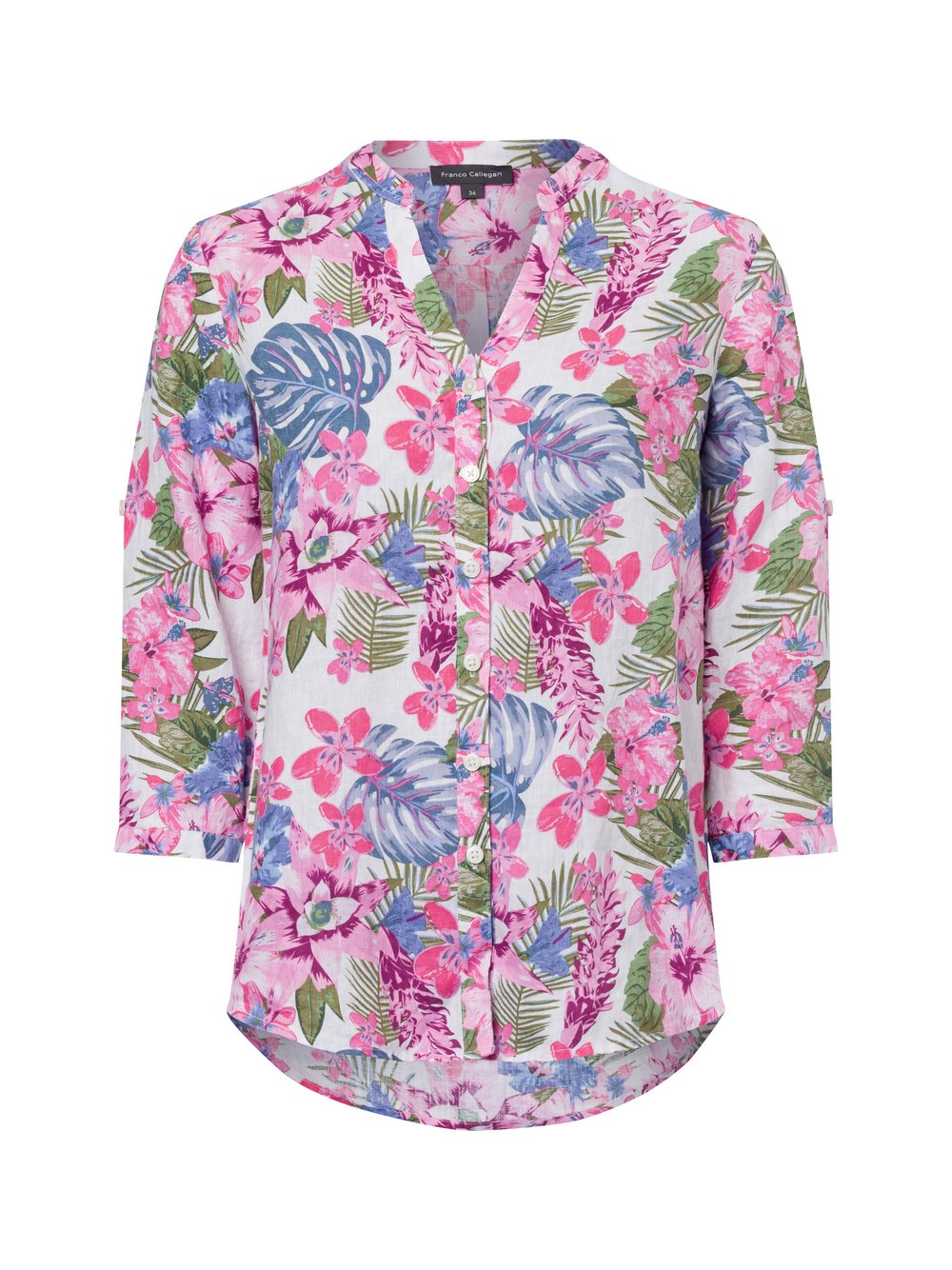 Franco Callegari Leinenbluse Damen