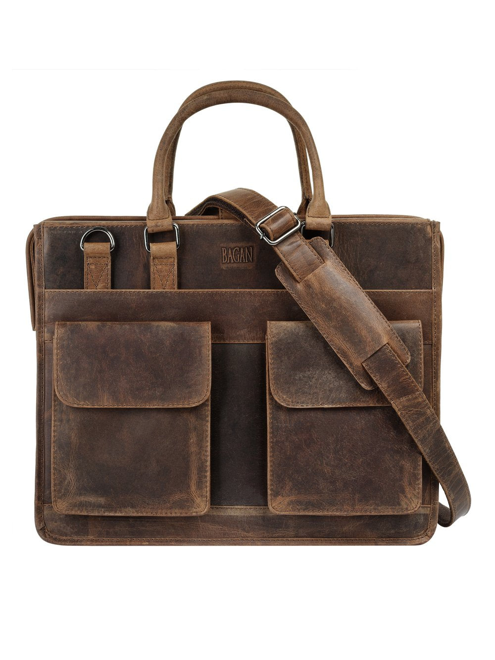 BAGAN Aktentasche Damen Leder