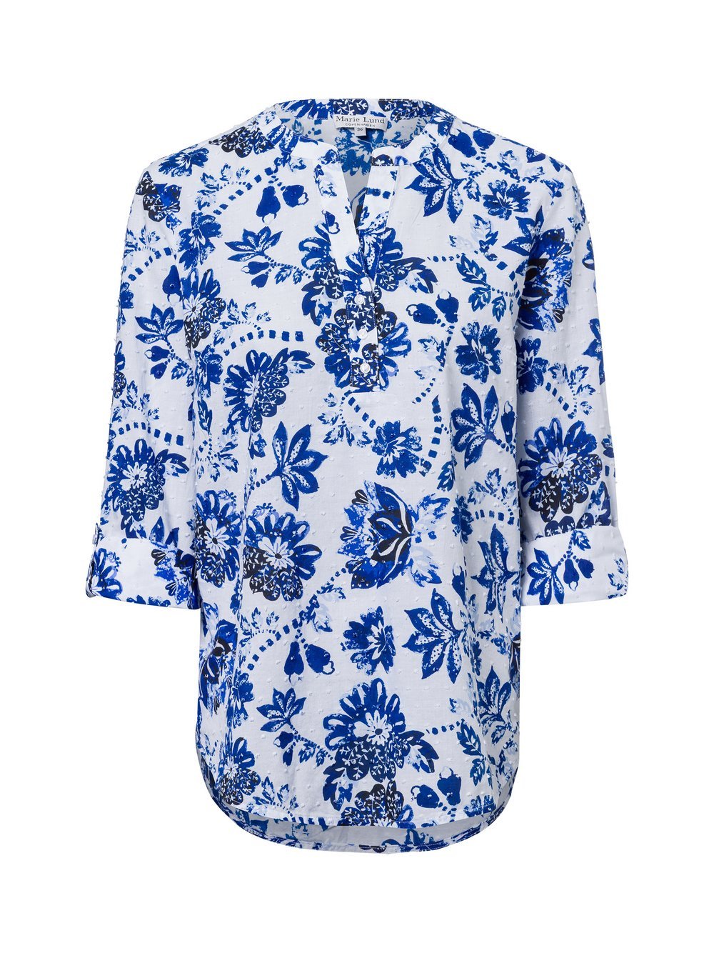 Marie Lund Bluse Damen Baumwolle gemustert