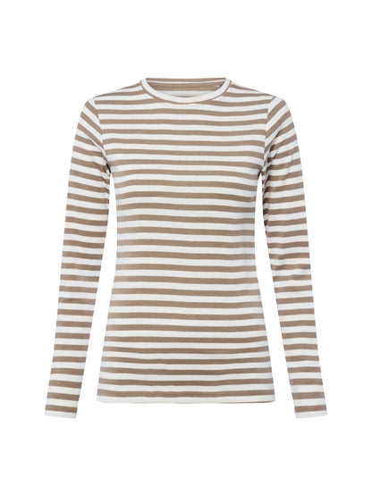 brookshire Langarmshirt Damen Baumwolle gestreift