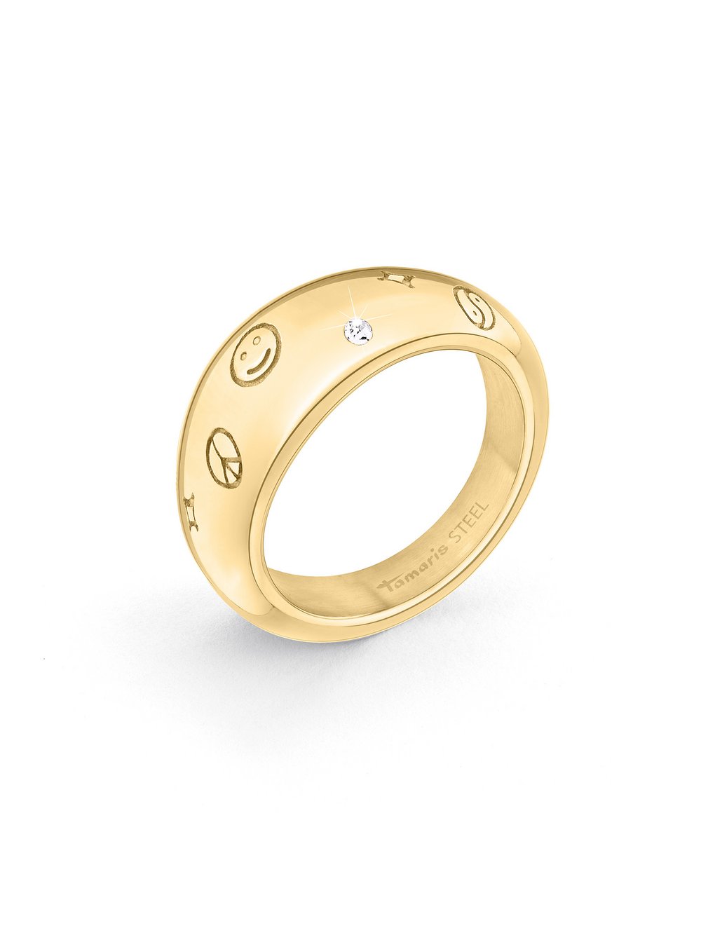 Tamaris Ring Damen Edelstahl roségold