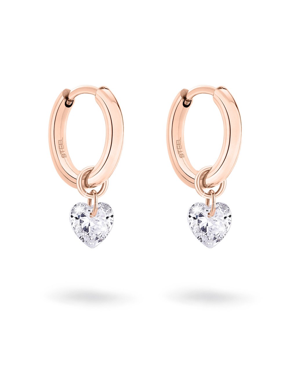 Tamaris Creolen Damen Edelstahl roségold